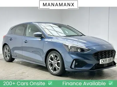 Used Ford Focus ST-Line 125 HP (91 kW) 2019 Blue Hatchback