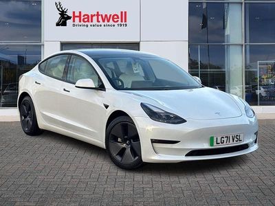White Used 2021 Tesla Model 3 Long Range AWD Sedan | £20,749 (Fair price)
