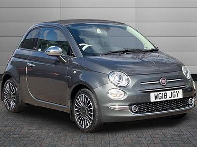 Used Fiat 500 Lounge 105 HP (77 kW) 2018 Groove metal grey Cabriolet
