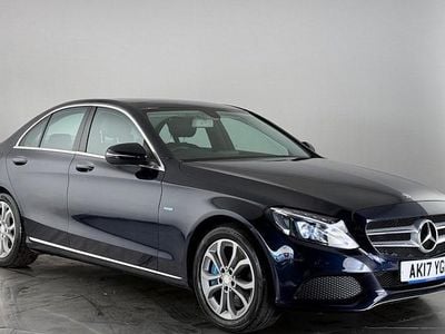 Blue Used 2017 Mercedes C350e Premium Sedan | £14,300 (Fair price)
