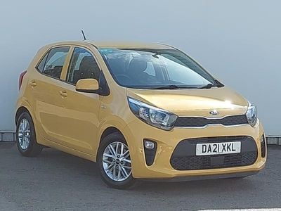 Used Kia Picanto 2021 Yellow Hatchback