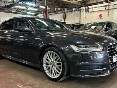 Used Audi A6 S-Line 190 HP (139 kW) 2015 Grey Sedan