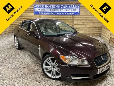 Used Jaguar XF Portfolio 276 HP (202 kW) 2010 Red Sedan