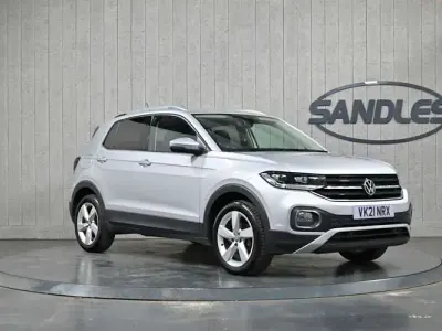 Used VW T-Cross SEL 110 HP (80 kW) 2021 Silver SUV
