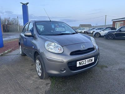Silver Used 2013 Nissan Micra Visia Hatchback | £3,295 (Fair price)