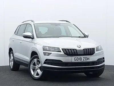 Used Skoda Karoq SE 115 HP (84 kW) 2018 Silver SUV