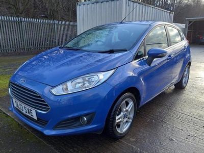 Used Ford Fiesta Zetec 82 HP (60 kW) 2013 Blue Hatchback