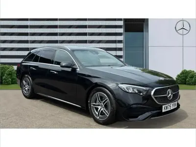 Used Mercedes E220 AMG line 194 HP (142 kW) 2026 Black Estate