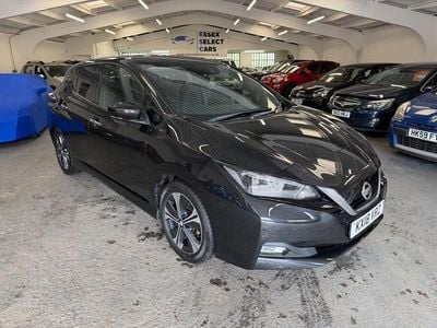 Used Nissan Leaf 110 kW (150 HP) 2018 Black Hatchback