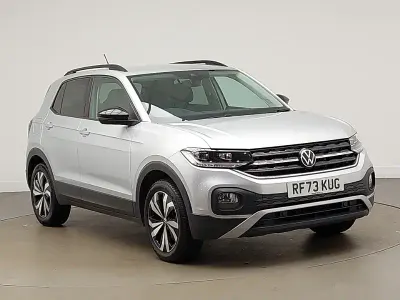 Used VW T-Cross Black Edition 95 HP (69 kW) 2023 Silver SUV