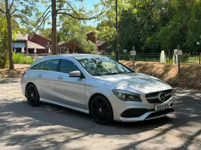 Used Mercedes CLA200 Shooting Brake AMG line 2019 Silver Estate