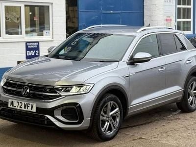 Pyrite silver metallic Used 2022 VW T-Roc R-line SUV | £20,995 (Fair price)
