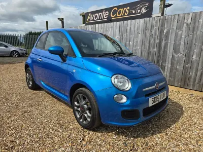 Used Fiat 500S S 2015 Blue Hatchback