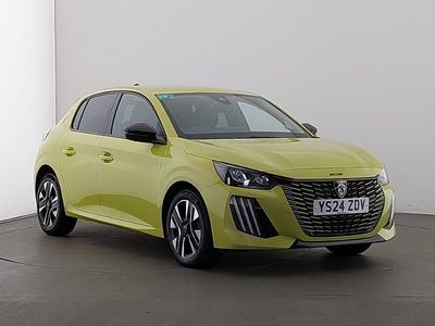 Used Peugeot 208 Allure 101 HP (74 kW) 2024 Yellow Hatchback