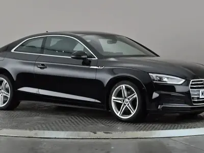 Used Audi A5 S-Line 150 HP (110 kW) 2018 Black Coupe