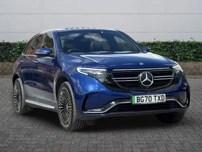 Used Mercedes EQC400 AMG Line Premium 300 kW (408 HP) 2020 Blue SUV