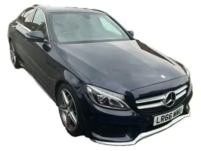 Używany Mercedes C220 AMG line 170 KM (125 kW) 2016 Niebieski Sedan/Limuzyna