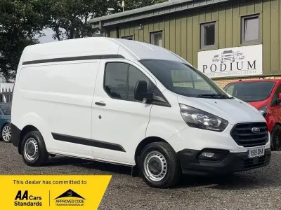 Used Ford Transit Custom 105 HP (77 kW) 2019 White Van