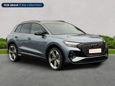 Second-hand Audi Q4 e-tron Black Edition 210 kW (286 CP) 2025 Albastru SUV