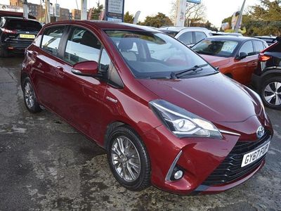 Red Used 2017 Toyota Yaris Hybrid Hatchback | £10,999 (Fair price)