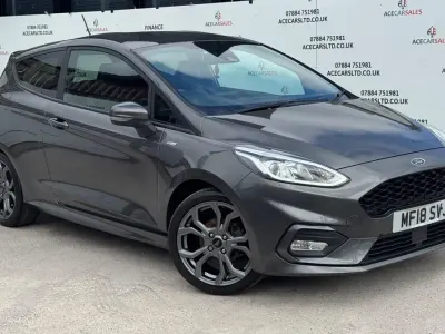 Used Ford Fiesta ST-Line X 100 HP (73 kW) 2018 Grey Hatchback