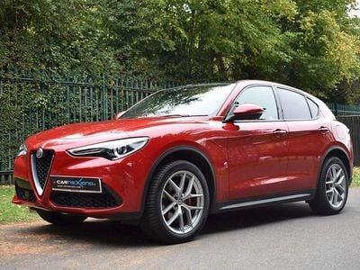 Red Used 2017 Alfa Romeo Stelvio SUV | £13,495 (A bit pricey)