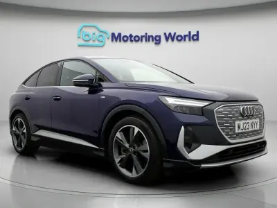 Used Audi Q4 Sportback e-tron S-Line 2023 Blue SUV