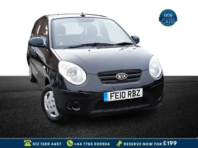 Used Kia Picanto 60 HP (44 kW) 2010 Black Hatchback