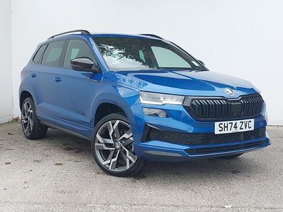 Used Skoda Karoq SportLine 150 HP (110 kW) 2024 Blue SUV