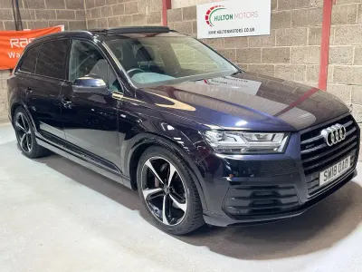 Used Audi Q7 Black Edition 272 HP (200 kW) 2018 Black SUV