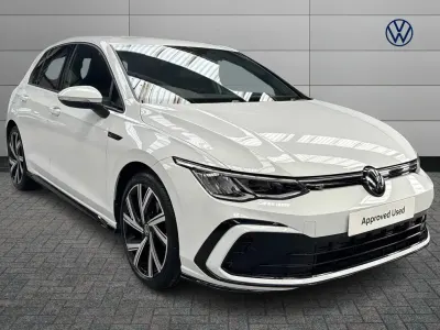 Used VW Golf VIII R-line 150 HP (110 kW) 2023 White Hatchback