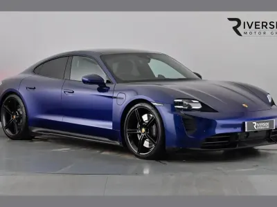 Used Porsche Taycan Performance Package 500 kW (680 HP) 2023 Blue Sedan