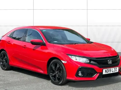 Used Honda Civic SR 126 HP (92 kW) 2019 Red Hatchback