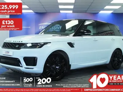Used Land Rover Range Rover Sport HSE Dynamic 306 HP (225 kW) 2019 White SUV