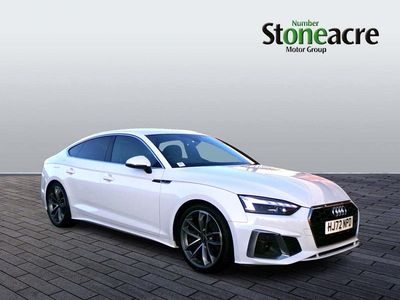 White Used 2022 Audi A5 S-Line Hatchback | £26,995 (Fair price)