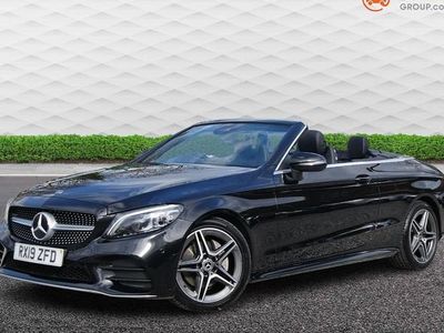 Used Mercedes C220 AMG Line Premium 194 HP (142 kW) 2019 Black Cabriolet