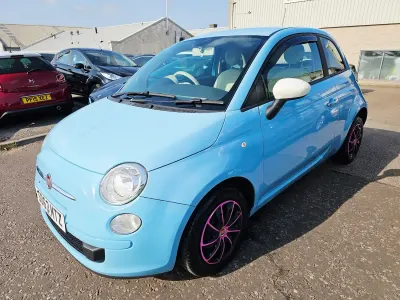 Used Fiat 500 69 HP (50 kW) 2013 Blue Hatchback