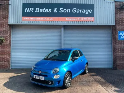Used Fiat 500S S 2017 Azzurro blue Hatchback