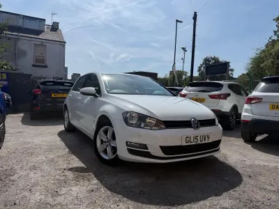 Used VW Golf VII Match 120 HP (88 kW) 2015 White Hatchback