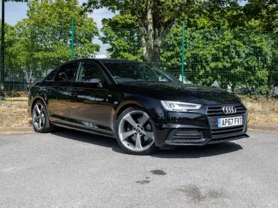Used Audi A4 Black Edition 150 HP (110 kW) 2018 Black Sedan