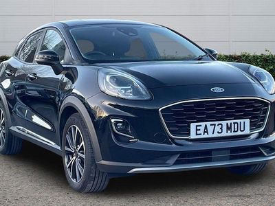 Black Used 2023 Ford Puma Titanium Hatchback | £15,566 (Fair price)
