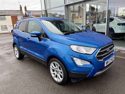 Blue Used 2022 Ford Ecosport Titanium SUV | £11,995 (Fair price)