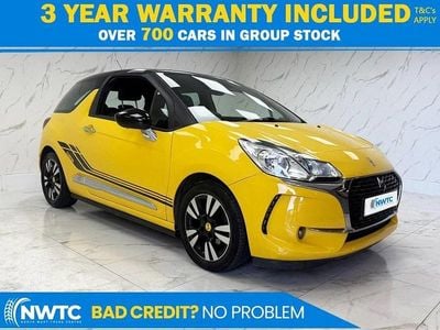 Used DS Automobiles DS3 Chic 82 HP (60 kW) 2016 Yellow Hatchback