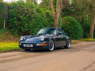 Used Porsche 911 1990 Blue Cabriolet
