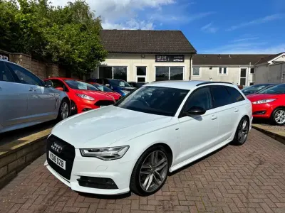 Used Audi A6 Black Edition 190 HP (139 kW) 2018 White Estate