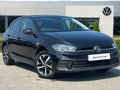 Used VW Polo Match 95 HP (69 kW) 2025 Black Hatchback
