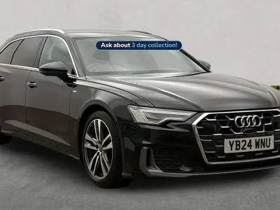 Used Audi A6 S-Line 204 HP (150 kW) 2024 Black Estate