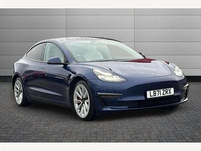 Blue Used 2021 Tesla Model 3 Long Range AWD Sedan | £17,995 (Fair price)