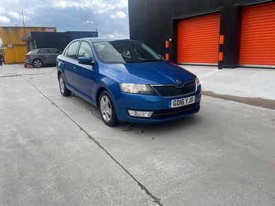 Used Skoda Rapid SE 125 HP (91 kW) 2016 Blue Hatchback