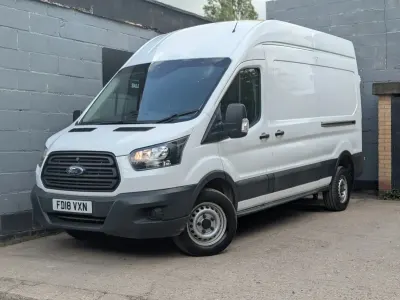 Używany Ford Transit 130 KM (95 kW) 2018 Biały Van